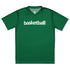 Basketball &God Emerald Recycled Unisex Sports Jersey T-Shirt